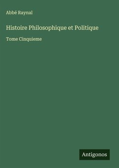 Cover Histoire Philosophique et Politique