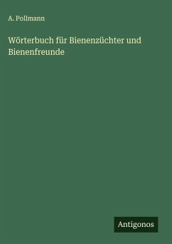 Cover Wörterbuch für Bienenzüchter und Bienenfreunde