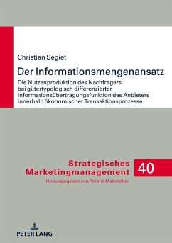 Der Informationsmengenansatz Cover Der Informationsmengenansatz