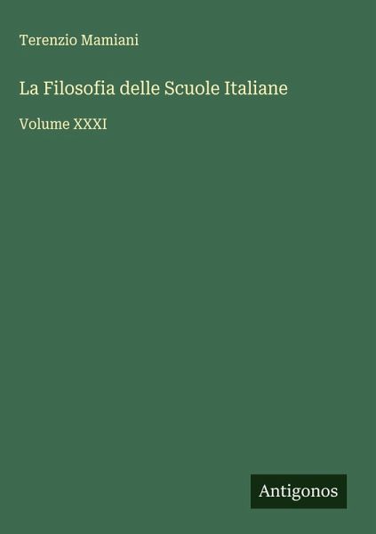 La Filosofia delle Scuole Italiane