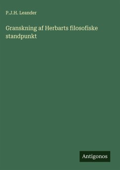 Cover Granskning af Herbarts filosofiske standpunkt