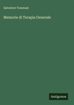 Cover Memorie di Terapia Generale