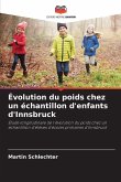 Évolution du poids chez un échantillon d'enfants d'Innsbruck Évolution du poids chez un échantillon d'enfants d'Innsbruck