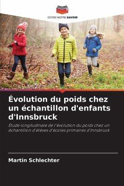 Évolution du poids chez un échantillon d'enfants d'Innsbruck - Schlechter, Martin Évolution du poids chez un échantillon d'enfants d'Innsbruck - Schlechter, Martin