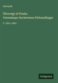 Öfversigt af Finska Vetenskaps-Societetens Förhandlingar Öfversigt af Finska Vetenskaps-Societetens Förhandlingar