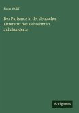 Der Purismus in der deutschen Litteratur des siebzehnten Jahrhunderts Der Purismus in der deutschen Litteratur des siebzehnten Jahrhunderts