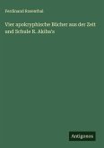 Vier apokryphische Bücher aus der Zeit und Schule R. Akiba's Vier apokryphische Bücher aus der Zeit und Schule R. Akiba's