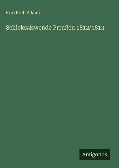 Cover Schicksalswende Preußen 1812/1813