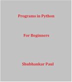 Programs in Python (eBook, ePUB)