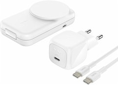 Cover Belkin UltraCharge 25W Qi2 magn. 2-in-1 Lad.klappb.ws. WIZ038kqWH