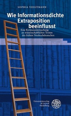 Cover Wie Informationsdichte Extraposition beeinflusst