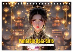 Fantasie Asia-Girls (Tischkalender 2026 DIN A5 quer), CALVENDO Monatskalender Fantasie Asia-Girls (Tischkalender 2026 DIN A5 quer), CALVENDO Monatskalender