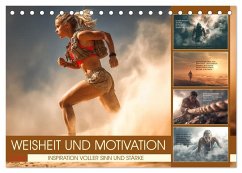 Cover Weisheit und Motivation - Inspiration voller Sinn und Stärke (Tischkalender 2026 DIN A5 quer), CALVENDO Monatskalender