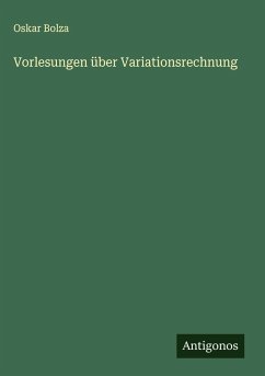 Cover Vorlesungen über Variationsrechnung