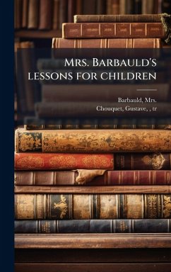 Cover Mrs. Barbauld's lessons for children