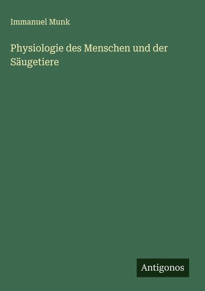 Physiologie des Menschen und der Säugetiere Physiologie des Menschen und der Säugetiere