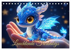 Leuchtende Tierbabys (Tischkalender 2026 DIN A5 quer), CALVENDO Monatskalender Leuchtende Tierbabys (Tischkalender 2026 DIN A5 quer), CALVENDO Monatskalender