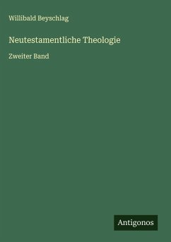 Cover Neutestamentliche Theologie