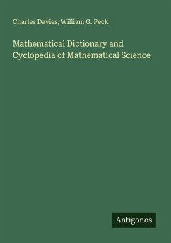 Cover Mathematical Dictionary and Cyclopedia of Mathematical Science