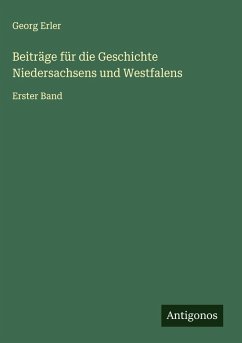 Cover Beiträge für die Geschichte Niedersachsens und Westfalens