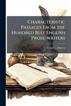 Cover Characteristic Passages From the Hundred Best English Prose-writers