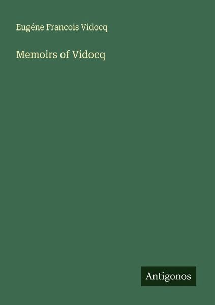 Memoirs of Vidocq
