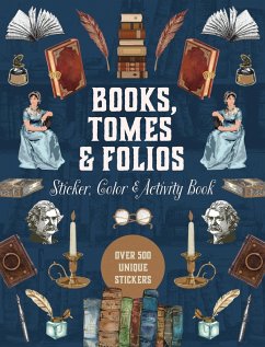 Cover Books, Tomes & Folios Sticker, Color & Activity Book
