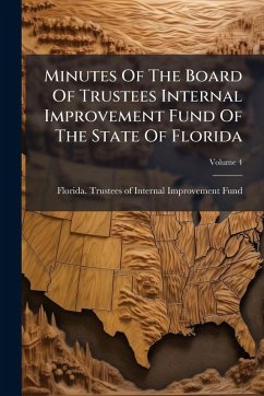 Cover Minutes Of The Board Of Trustees Internal Improvement Fund Of The State Of Florida