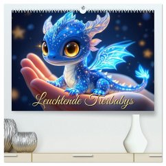 Leuchtende Tierbabys (hochwertiger Premium Wandkalender 2026 DIN A2 quer), Kunstdruck in Hochglanz