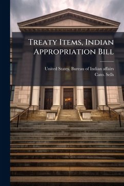 Cover Treaty Items, Indian Appropriation Bill