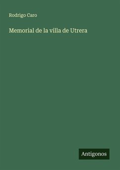Cover Memorial de la villa de Utrera