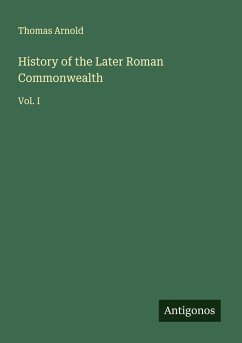Cover History of the Later Roman Commonwealth