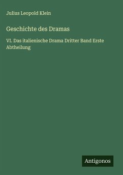 Cover Geschichte des Dramas