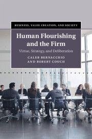 Cover Human Flourishing and the Firm