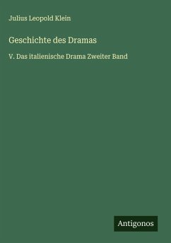 Cover Geschichte des Dramas