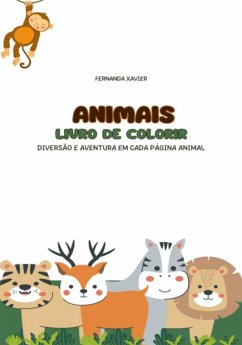 Cover Animais - Livro De Colorir (eBook, ePUB)
