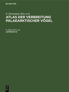 Cover Atlas der Verbreitung palaearktischer Vögel. Lieferung 10 (eBook, PDF)