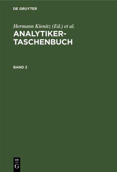 Cover Analytiker-Taschenbuch. Band 2 (eBook, PDF)