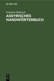 Assyrisches Handwörterbuch (eBook, PDF)