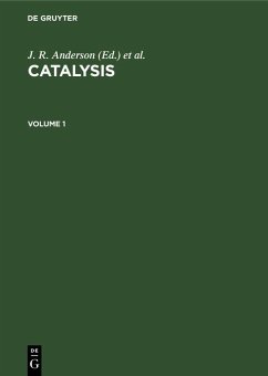 Cover Catalysis. Volume 1 (eBook, PDF)