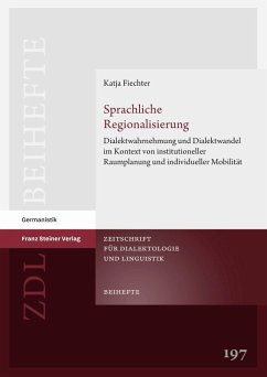 Cover Sprachliche Regionalisierung (eBook, PDF)
