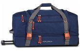 Worldpack Rollenreisetasche Worldpack, große Reisetasche mit Rollen und Griff, marineblau, 95 Liter