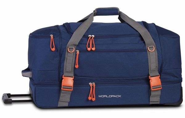 Worldpack Rollenreisetasche Worldpack, große Reisetasche mit Rollen und Griff, marineblau, 95 Liter Worldpack Rollenreisetasche Worldpack, große Reisetasche mit Rollen und Griff, marineblau, 95 Liter
