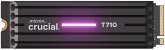 Crucial T710 with heatsink 1TB PCIe Gen5 NVMe M.2 2280 SSD Crucial T710 with heatsink 1TB PCIe Gen5 NVMe M.2 2280 SSD