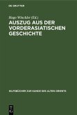 Auszug aus der vorderasiatischen Geschichte (eBook, PDF)