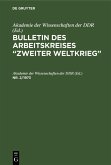 Bulletin des Arbeitskreises  Bulletin des Arbeitskreises
