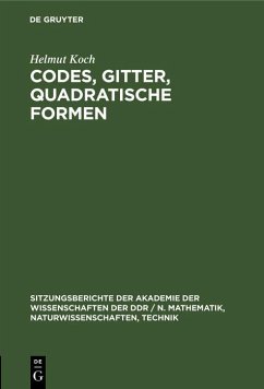 Cover Codes, Gitter, quadratische Formen (eBook, PDF)