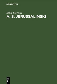 A. S. Jerussalimski (eBook, PDF) - Stoecker, Erika