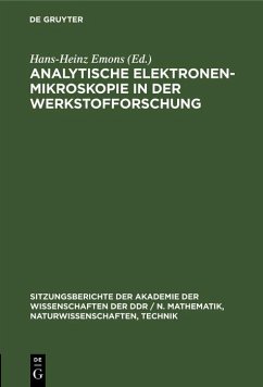 Cover Analytische Elektronenmikroskopie in der Werkstofforschung (eBook, PDF)