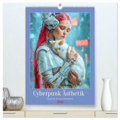Cyberpunk Ästhetik - Neonstadt mit seinne Bewohnern (hochwertiger Premium Wandkalender 2026 DIN A2 hoch), Kunstdruck in Hochglanz Cyberpunk Ästhetik - Neonstadt mit seinne Bewohnern (hochwertiger Premium Wandkalender 2026 DIN A2 hoch), Kunstdruck in Hochglanz